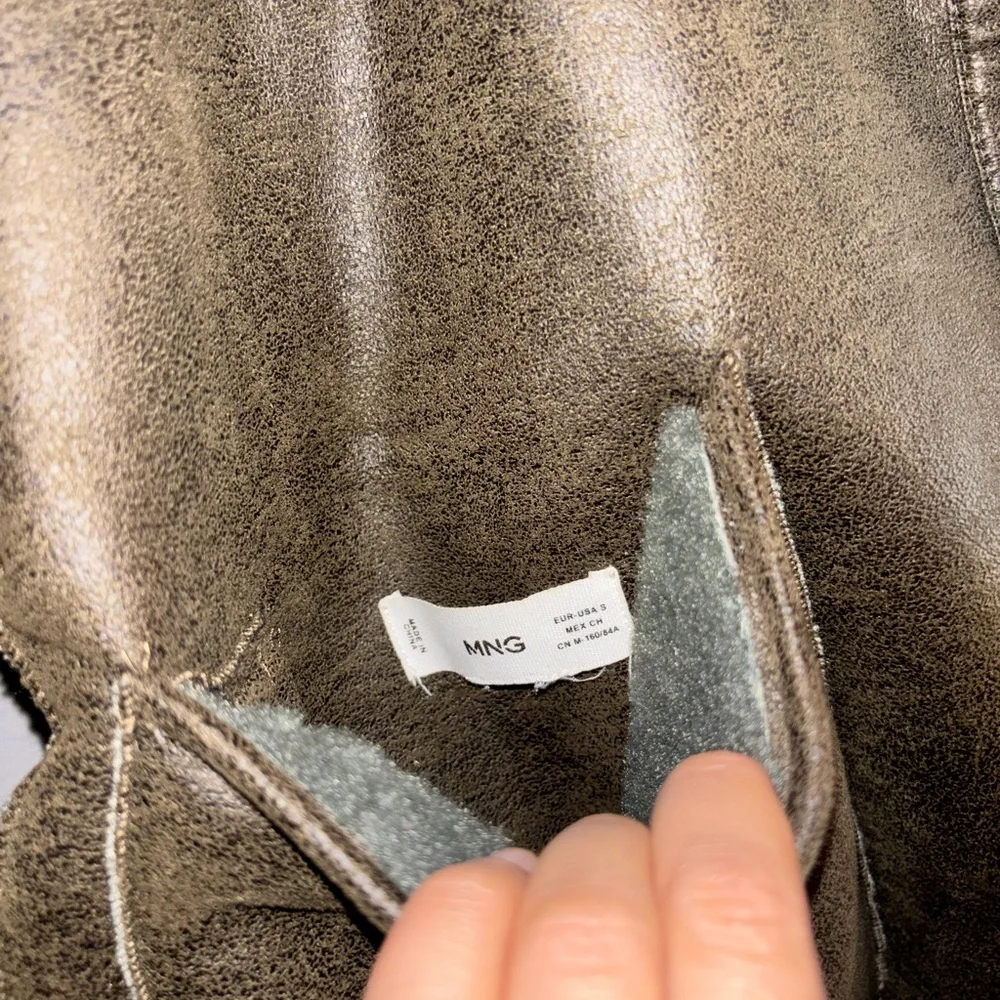 MANGO Reversible Faux Shearling Coat size S - Picture 7 of 7